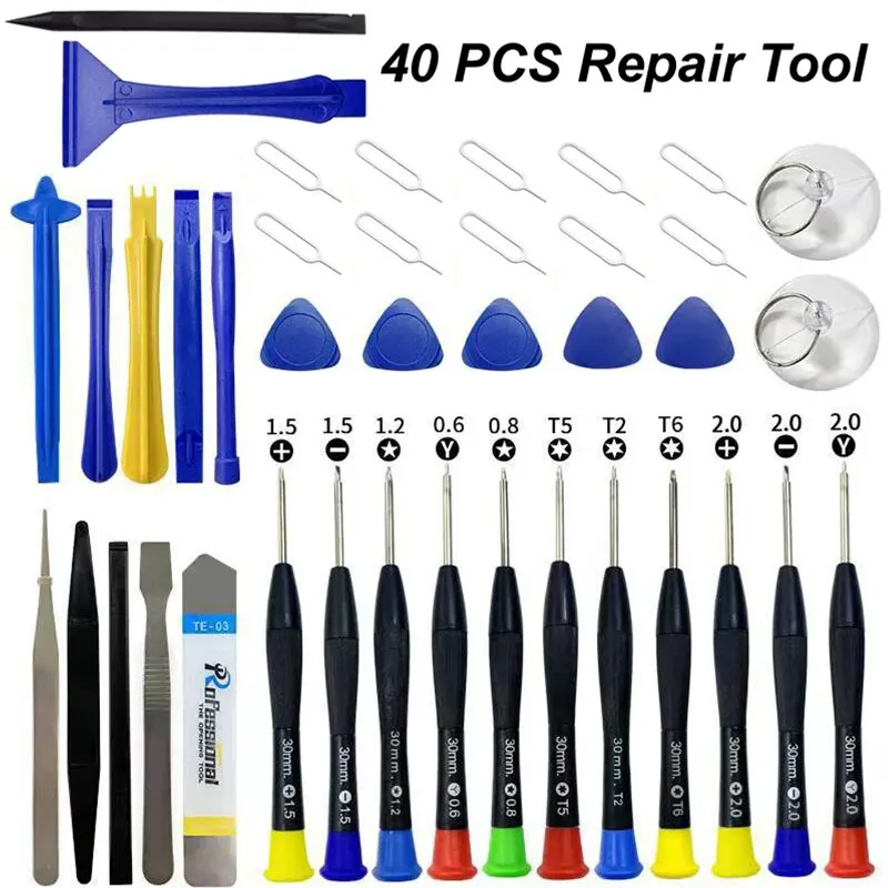 40 in 1 휴대 전화 수리 도구 iPhone 스크루 - Electronics Repair Training 리뷰 및 가격